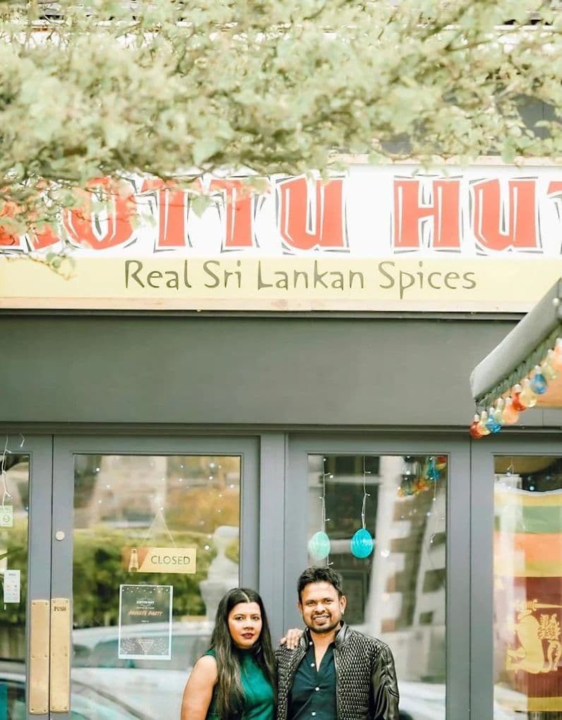 Charlie and Anu, founders of Kottu Hut Bristol